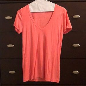 Orange Vneck top